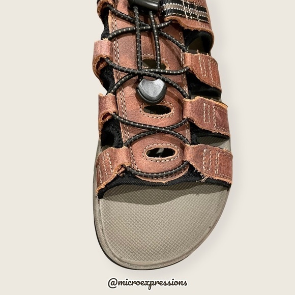 GH Bass & Co Men Propel Open Toe Beach Summer Vacation Brown Hiking Water Sandal - Picture 3 of 8